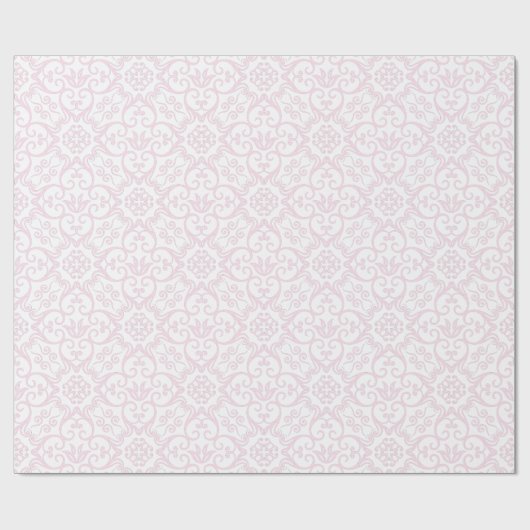 Roze en witte papiergift - omloop cadeaupapier (Vlak)
