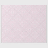 Roze en witte papiergift - omloop cadeaupapier (Vlak)