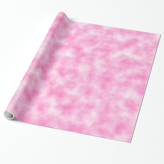 Roze en witte pasta-Stropdas-kleurstof gekleurde w Cadeaupapier (Uitgerold)