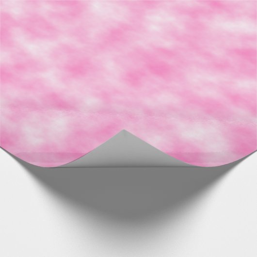 Roze en witte pasta-Stropdas-kleurstof gekleurde w Cadeaupapier (Hoek)