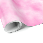 Roze en witte pasta-Stropdas-kleurstof gekleurde w Cadeaupapier (Rol Hoek)