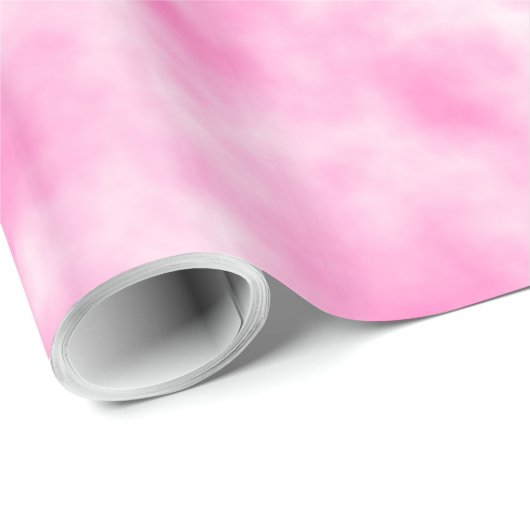 Roze en witte pasta-Stropdas-kleurstof gekleurde w Cadeaupapier (Rol Hoek)