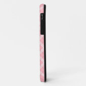 Roze en witte patronen Case-Mate iPhone case (Achterkant/links)