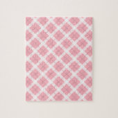 Roze en witte patronen legpuzzel (Verticaal)