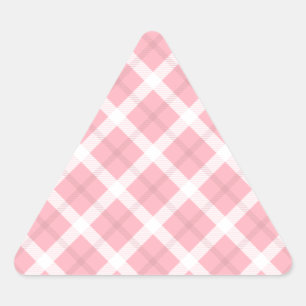 Roze en witte patronen sticker