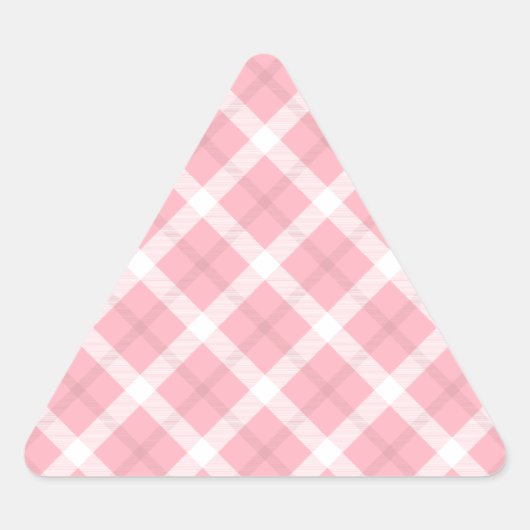 Roze en witte patronen sticker (Voorkant)