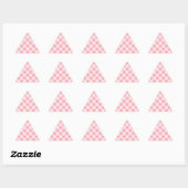 Roze en witte patronen sticker (Vel)