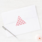 Roze en witte patronen sticker (Envelop)