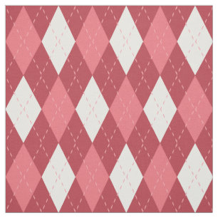 Roze en witte patronen stof