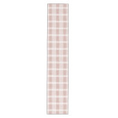 Roze en witte patroon medium tafelloper (Voorkant)