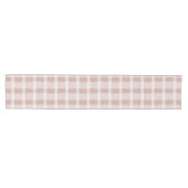 Roze en witte patroon medium tafelloper (Horizontaal)