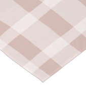 Roze en witte patroon medium tafelloper (Hoek)