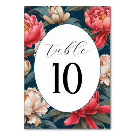 Roze en witte pioenen oosterse bruiloft kaart