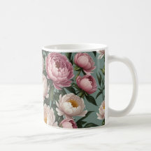 Roze en witte pioenrozen bloemen