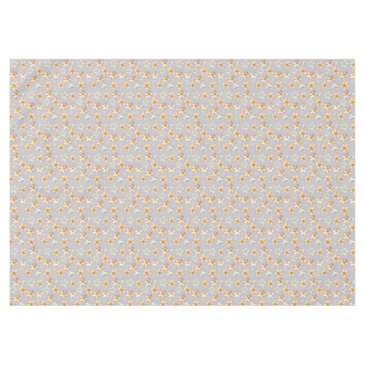 Roze en witte plakkers op lichtgrijs tafelkleed (Voorkant (Horizontaal))