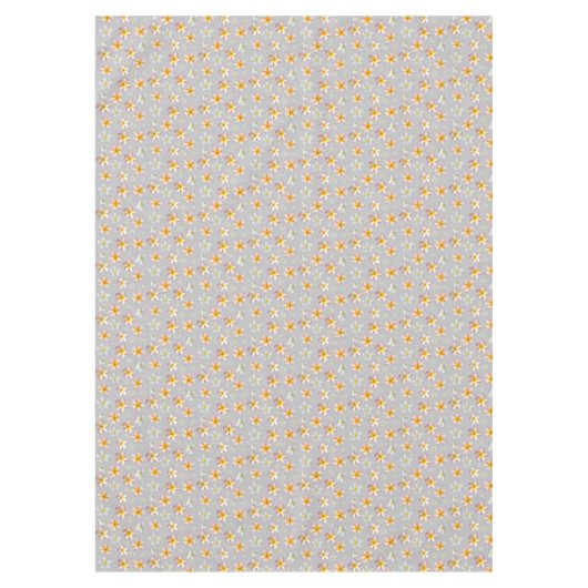 Roze en witte plakkers op lichtgrijs tafelkleed (Voorkant)