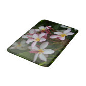 Roze en Witte Plumeria Badmat (Gekanteld)