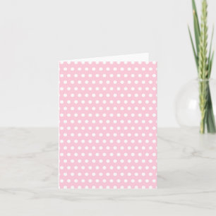 Roze en witte poka vlek. Spottig. Kaart