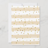 Roze en witte pompoen Herfst Genderpartij Kaart (Achterkant)