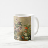 Roze en witte pony bloemen (nog steeds volgroeide koffiemok (Voorkant rechts)