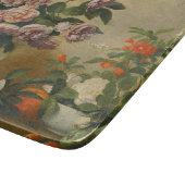 Roze en witte pony bloemen (nog steeds volgroeide snijplank (Hoek)