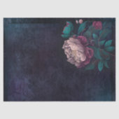 Roze en Witte Pony Flowers Ontkoppeling Tissuepapier (Voorkant)