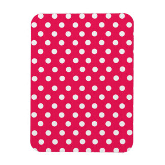 Roze en witte pooldots magneet