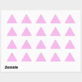 Roze en witte quatrefoliepatroon sticker (Vel)