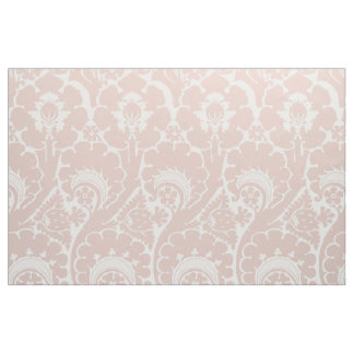 Roze en Witte Renaissance Bloem Stof