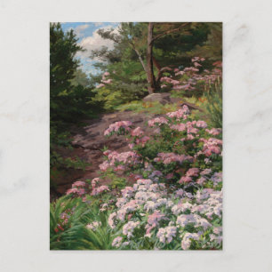 Roze en witte Rhododendron   Thomas Allen, Jr. Briefkaart