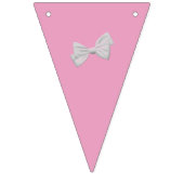 Roze en witte Rocking Horse Vlaggetjes (Tweede vlag)