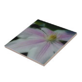 Roze en witte rode Natuur Tegeltje (Zijkant)