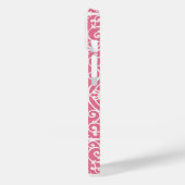 Roze en witte rollen Case-Mate iPhone case (Achterkant / Links)