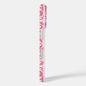 Roze en witte rollen Case-Mate iPhone case (Achterkant / Rechts)