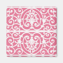 Roze en witte rollen magneet