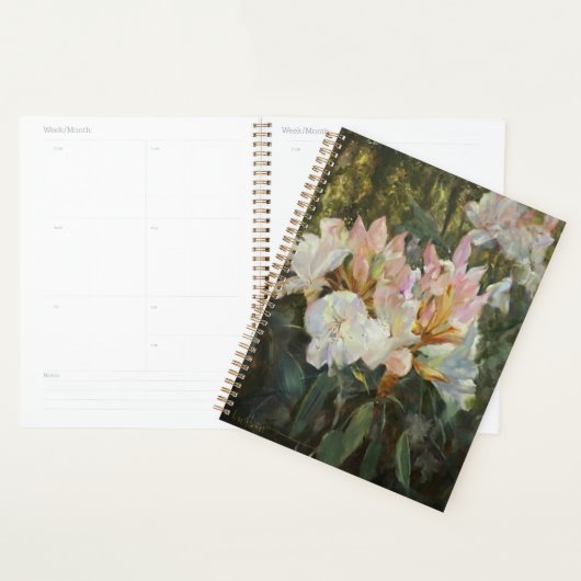 Roze en witte roodendrons Deep Green Foliage Planner (Display)