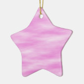 Roze en witte roze patroon. keramisch ornament (Links)