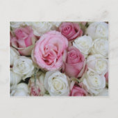 roze en witte rozen door therosegarden briefkaart (Voorkant)