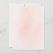 Roze en witte rozen Elegant modern meisje Baptisme Kaart (Achterkant)