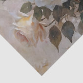 Roze en Witte Rozen Print Decoupage / Tissuepapier (Detail)
