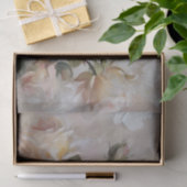 Roze en Witte Rozen Print Decoupage / Tissuepapier (Geschenk)