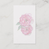 Roze en Witte Rozen Visitekaartje (Achterkant)