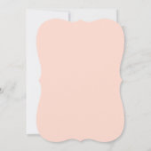 Roze en witte rozenkrans kinderdoop baby meisje kaart (Achterkant)