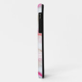 Roze en witte rozenpitalen Case-Mate iPhone case (Achterkant/links)
