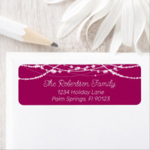 Roze en Witte Slingerlichten Retouradres
