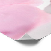 Roze en witte Snoep Harten Kus Me Heart Sjabloon Poster (Hoek)