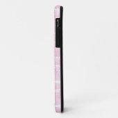 Roze en witte speldeniPhone 5 Hoesje (Achterkant/links)