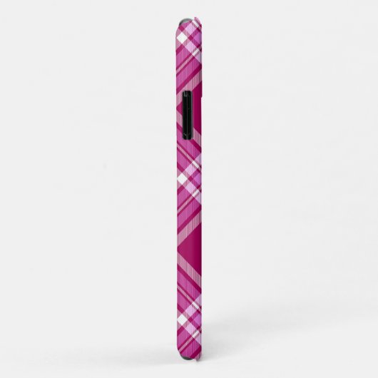 Roze en witte speldenstang Case-Mate iPhone case (Achterkant/rechts)