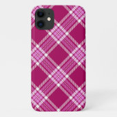 Roze en witte speldenstang Case-Mate iPhone case (Achterkant)