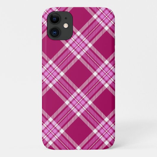 Roze en witte speldenstang Case-Mate iPhone case (Achterkant)